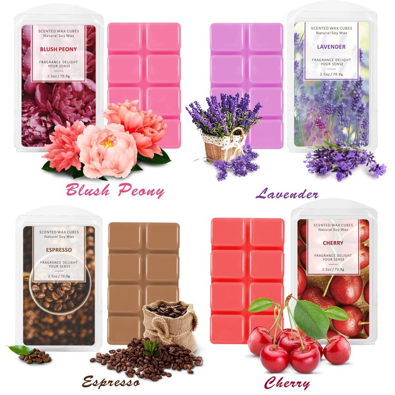 SCENTORINI Wax Melts, Scented Wax Cubes, Soy Wax Melt for