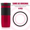 4pcs Replacement Rubber Lid Seals Compatible with 16 & 20