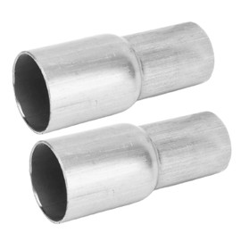 1Pair Exhaust Pipe to Pipe Adapter Reducer 1.25 to 1.5In Stainless Steel Exhaust Connection Reducer Pipe Adapter for Cars Vehicles