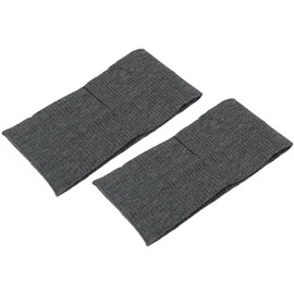 オーディオファン ヘアバンド ヘッドバンド スポーツ ヨガ ニット 極柔の着け心地 吸水性 男女兼用 (約)20cm×9cm ダークグレー 2個