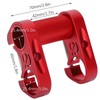 Bicycle Double Stem Riser 25.4MM Folding Bike Aluminium Alloy Adjustable