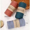 Likeecords 100% Cotton Crochet Yarn for Bag,3 rolls/pack 2mm x