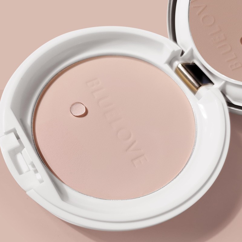 BLUE LOVE Face Finishing Pressed Powder, Lightweight Matte Setting Powder