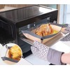 Virtue Silionce Baking mat with Buttons, Spill-Proof, Leak Proof Oven