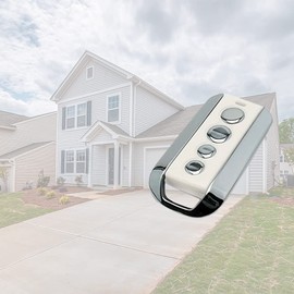 Allotech 2 x 4 Channel 433MHz Remote Control for Gate and Garage Door Compatible with Avidsen 104250 104251 104350 654100 654300 BLYSS 433MHz ASTRELL 614701