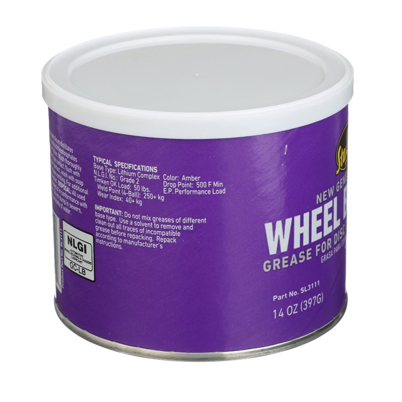 Sta-Lube SL3111 New Generation Wheel Bearing Grease for Disc and