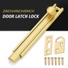 Slide Surface Door Bolt, Heavy Duty Solid Brass Concealed Surface