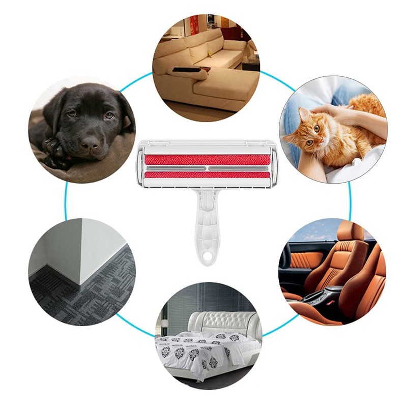 Efficient Pet Hair Removal Tool Reusable Cat Dog Bed Furniture