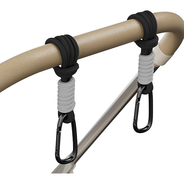 SURDOCA Baby Stroller Hooks, Stroller Clips and Hooks for Diaper