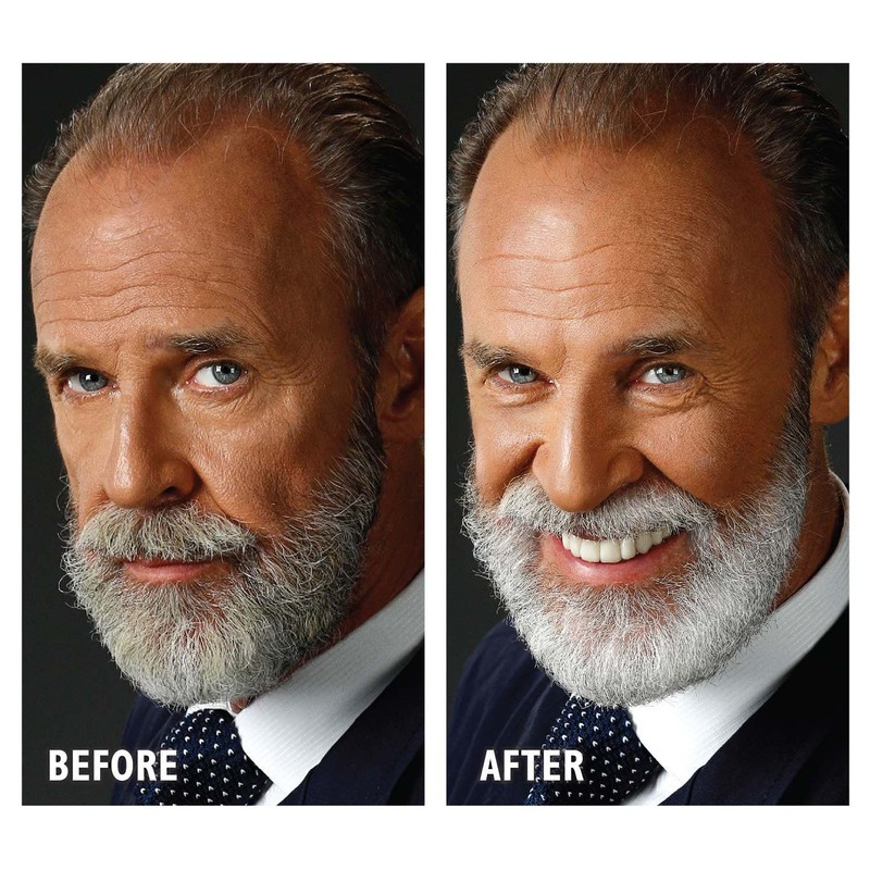 Godefroy Silver Fox Men's Silver And Gray Beard Brightener For