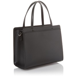 Karl Lagerfeld Paris Maybelle Satchel, Black/Silver