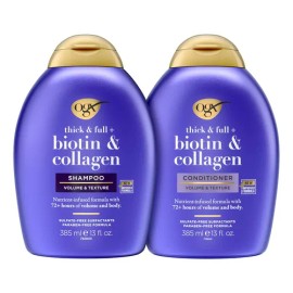 Set De Champ Y Acondicionador Voluminizador Ogx Thick Ful