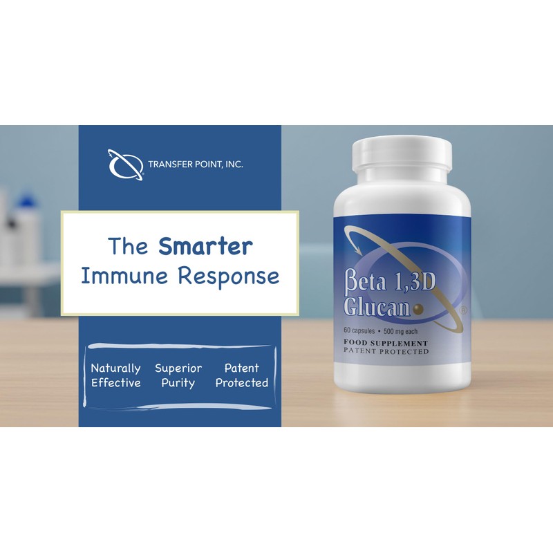 Transfer Point Immune Support Supplement Highly Purified Beta Glucan 500