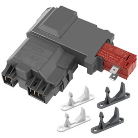 2025 NEW 131763256 131763202 Washer Door Lock Switch with 131763310 & 131763302 Door Strike by Puxyblue for Electrolux Frigidaire Kenmore Washers - Replaces 131269400 131763200 4547033 AP6285657