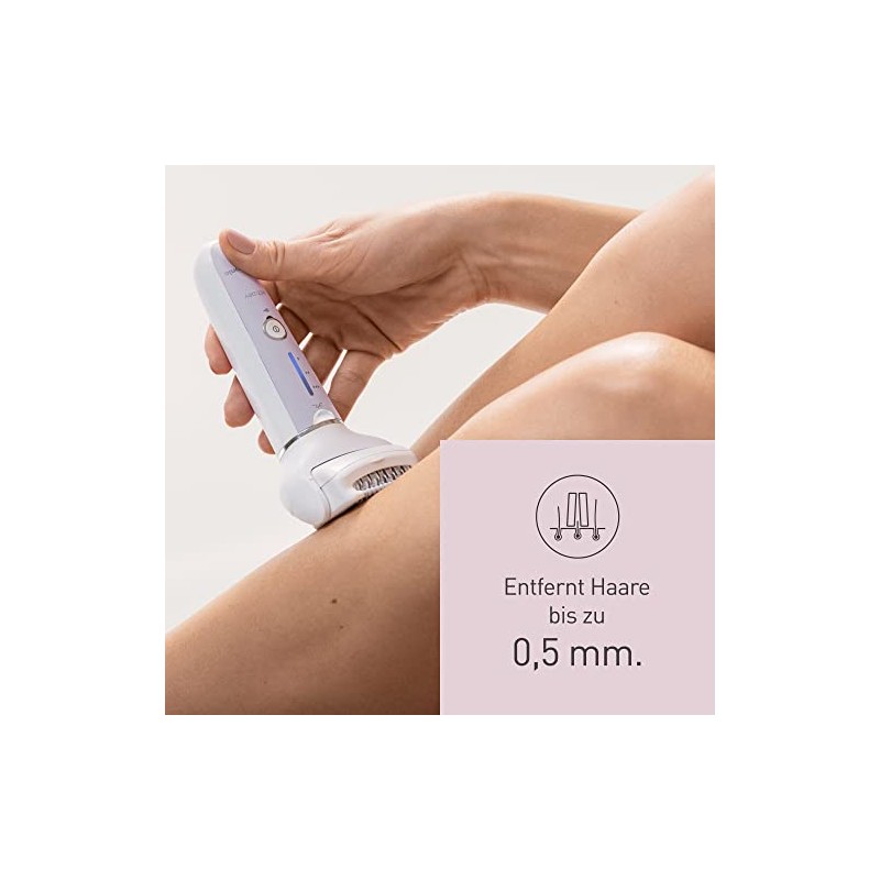 Panasonic ES-EY30 Wet/Dry Epilator Women Dual Disc with 60 Tweezers