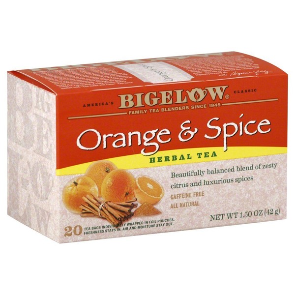 Bigelow Tea Orange and Spice Tea, 20 ct