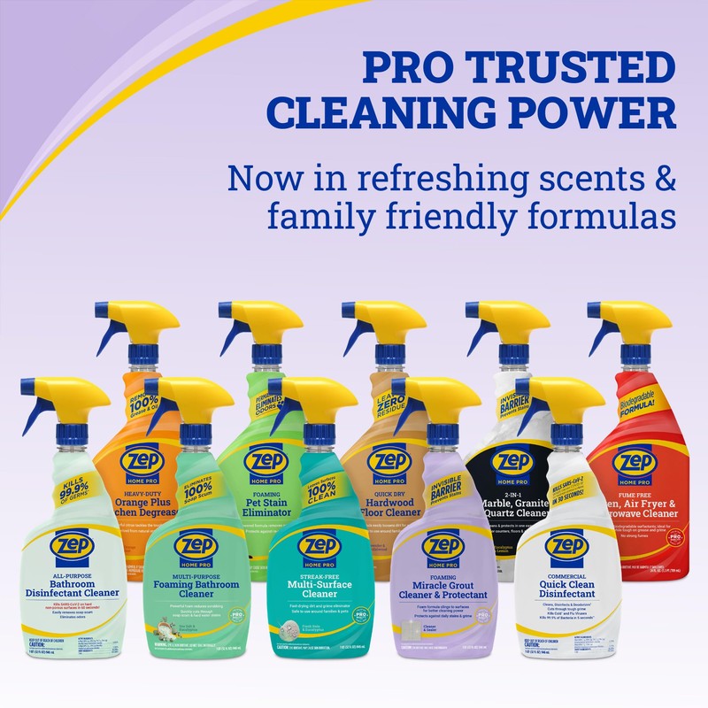 Zep Home Pro Foaming Miracle Grout Cleaner & Protectant -
