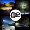 Rechargeable Spotlight Flashlight, High Lumens Handheld Spotlight,LED Searchlight with Shoulder