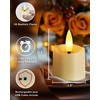 Homemory Rechargeable Flameless Candles, 2/4/6/8H Timer LED Votive Candles, 12