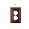 Pack of 4 Wall Plate Outlet Switch Covers by SleekLighting