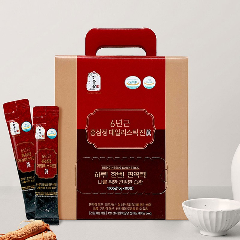 Hanjungsam partner company 6-year-old red ginseng stick, red ginseng extract,