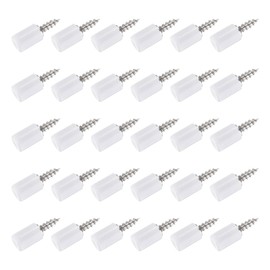 HARFINGTON 120pcs Shelf Support Peg 4mm/0.16" with Rubber Sleeve Steel Bracket Pegs with Pin Shelf Peg Shelf Clips for Furniture Bookcase Wardrobe Kitchen Cupboard, Silver/White