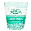 Charlie's Soap - Unscented Powdered Laundry Packets 30 Count (6