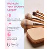 Quick Dry Antibacterial Makeup Brush Cleaner 100ml - Cleans &