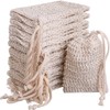 15 Pieces Soap Saver Bag Exfoliating Soap Pouch Sisal Mesh