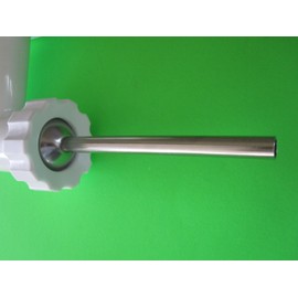 Narrow Snack Stick Size Stuffing Tube for Chefs Choice Meat Grinder Attachment. Stainless Steel. (1/2" Od)