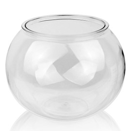 Newpol （Large Size） 3 Gallon Plastic Fish Bowl, Aquarium Fish Tank 11.5 Liters