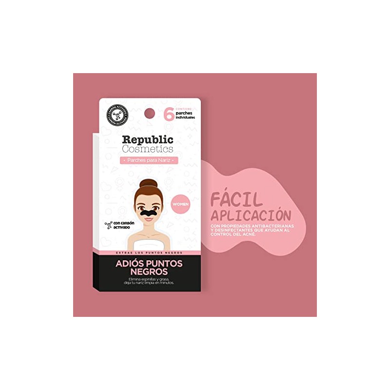 Republic Cosmetics - Skin Care Parche para Nariz con Carbón