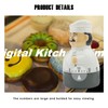Taikemeti Kitchen Mechanical Timer - 1-60 Minute Countdown, Cute Chef