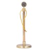 Adjustable Miniature Microphone Replica Model Mini Musical Instrument Decoration for
