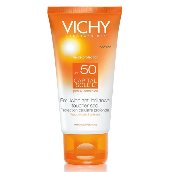 Vichy Capital Soleil Mattifying Face Dry Touch Sun Cream SPF 50, 50 ml