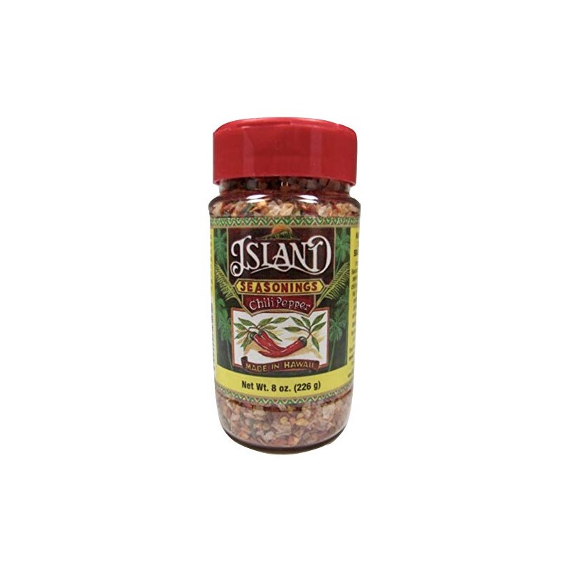 Island Seasonings Chili Pepper Hawaiian Salt Seasonings 8 Oz.