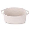 Storage Basket, Gift Basket, Empty Cotton Rope with Handles, Braided