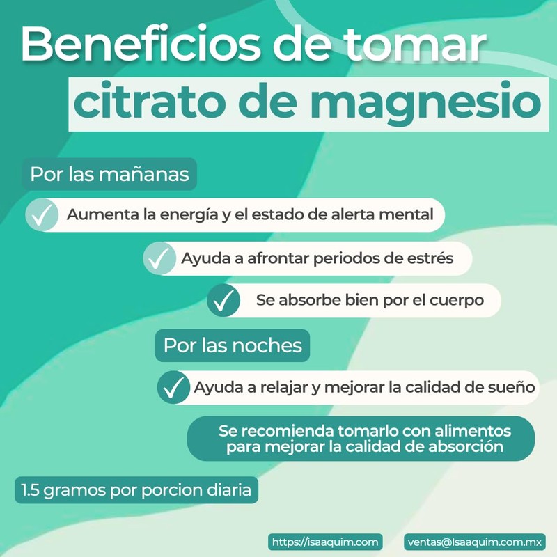 Citrato de Magnesio con sabor manzana 500gr