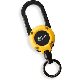 (ROOT CO.) GRAVITY MAGREEL 360 Carabiner Reel with Built-In Magnet