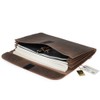 Jahn-Tasche A4 Brown Buffalo Leather Document Wallet Model 1042-n