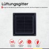 Steinberg14 White Ventilation Grille 150 x 150 mm - Plastic