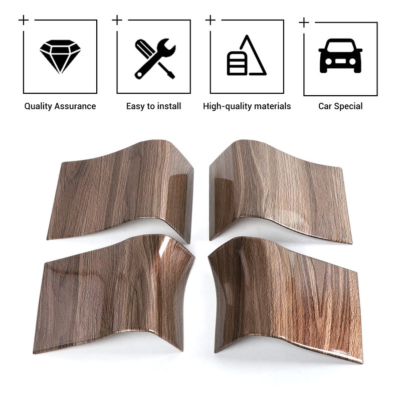 Hoolcar Interior Door Handle Panel Trim ABS Cover Accessories for