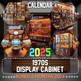 1970s Display Cabinet 2025: 18 Months of Nostalgic Elegance July 2024 to December 2025 Organize with a Large-Sized Highlighting Timeless 1970s Display Cabinets Ideal Gifts