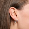 Thomas Sabo Single Creole Earrings with Lock Pendant 925 Sterling