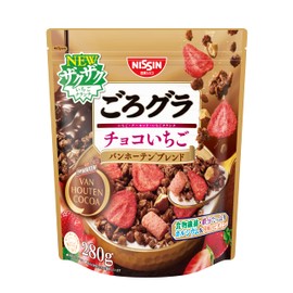 Gorura Nissin Cisco Chocolate, Strawberry, Banhoten Blend, 9.5 oz (280 g)