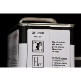 Diamond Finishes Speed Diamond DF-3500 4:1 2K Auto Clear Coat Gallon KIT! Fast or Medium Hardener