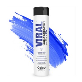 Celeb Luxury Viral Colorditioner Blue Color Depositing Conditioner, BondFix Bond Rebuilder, 10 Vivid and Pastel Colors, Stops Fade, Conditioner...    