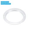 PATIKIL 7" Duct Connector Flange, Metal Straight Pipe Exhaust Flange