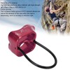 Rappel Device Aluminum Magnesium Alloy ATC Rappelling Descender for Outdoor