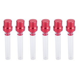 Motoforti 6pcs Gas Fuel Tank Cap Cover Air Vent Hose Tube Tank Breather Valve Tube Universal with Steel Ball for ATV Dirt Bike Motorcycle Red